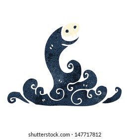 fantasma retro de dibujos animados