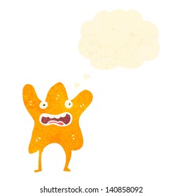 personaje estrella de dibujos animados retro