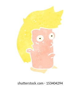 caricatura retro mirador