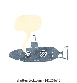 Retro-Cartoon-U-Boot