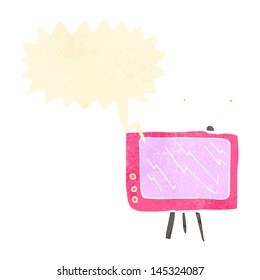 retro cartoon television set