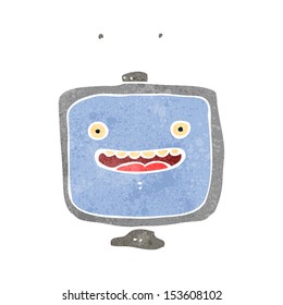 retro cartoon television set
