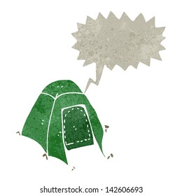 carpa de dibujos animados retro