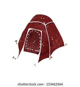 carpa de dibujos animados retro