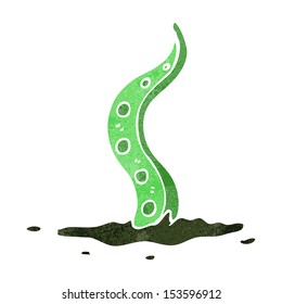 retro cartoon tentacle