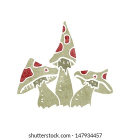 retro cartoon toadstool