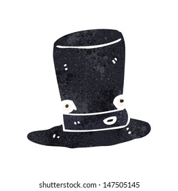 retro cartoon top hat
