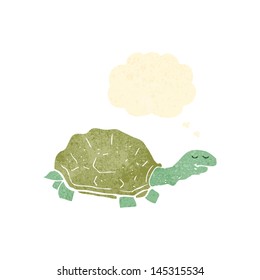 retro cartoon tortoise