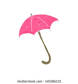 retro cartoon umbrella