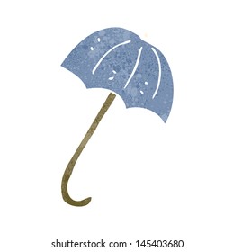 retro cartoon umbrella