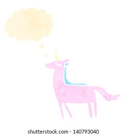 Retro-Cartoon-Einhorn