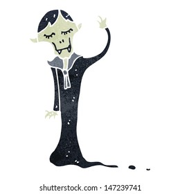 retro cartoon vampire