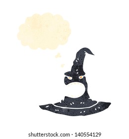 retro cartoon witch's hat