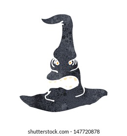 retro cartoon witch's hat