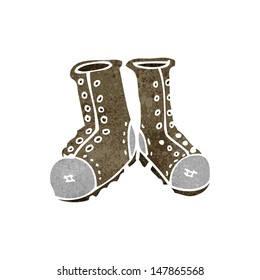 retro cartoon work boots