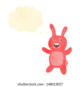 retro cartoon zombie bunny rabbit