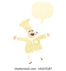 retro cartoon,chef