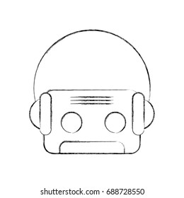 retro cassette with earphones