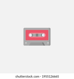 Retro cassette icon sign vector,Symbol, logo illustration for web and mobile