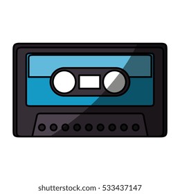 retro cassette isolated icon