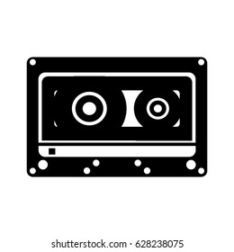 retro cassette isolated icon