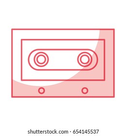 retro cassette isolated icon