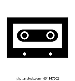 retro cassette isolated icon