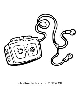 retro cassette player