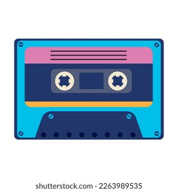 retro cassette record tape icon