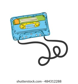 retro cassette tape