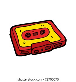 retro cassette tape cartoon