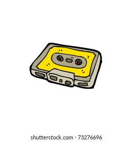 retro cassette tape cartoon