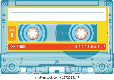 Retro Cassette Tape music device