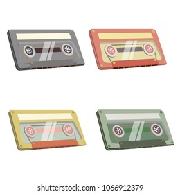 Retro Cassette Tape Vector