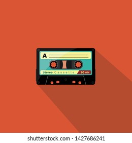 Retro Cassette vector design with label