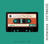 Retro Cassette vector design with text world music day