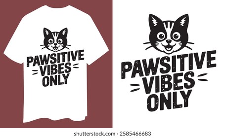 Retro Cat Lover T-Shirt - Purrfectly Vintage