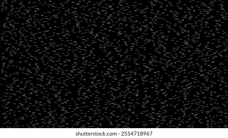 Retro CCTV or VHS Video White Noise Background. Scanlines Vibration Glitch. Video Damage Overlay Texture. Nostalgic Vintage 80s 90s Surveillance Technology Vector Illustration.