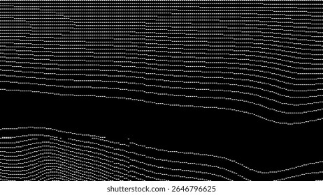 Video Retro CCTV o VHS + fondo de ruido blanco. Problema de vibración de Scanlines. Video Textura de superposición de daño. Nostálgico Antiguas 80s 90s Ilustración vectorial de Tecnología de vigilancia.