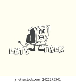 RETRO CHARACTER GROOVY VECTOR DESIGN