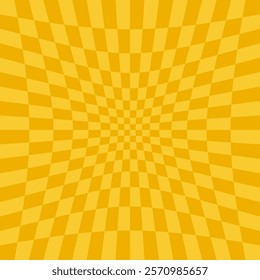Retro checkerboard background. Colorful retro geometric pattern with a checkered mosaic design. Groovy hippie 70s