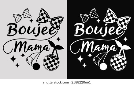 Retro Checkered Mama Mother T-shirt Design | Vintage Mom typography t shirt design