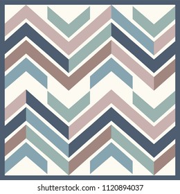 retro chevron pattern perfect for scarf 