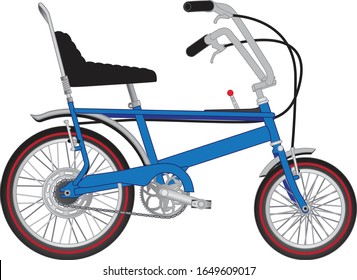 Retro Chopper Bicycle With Gear Shifter