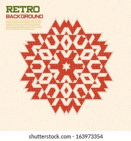 Retro christmas background