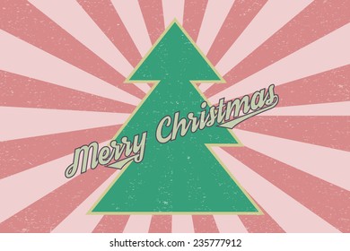 retro christmas background  