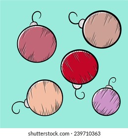 Retro Christmas Balls