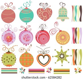 Bolas de Navidad retro