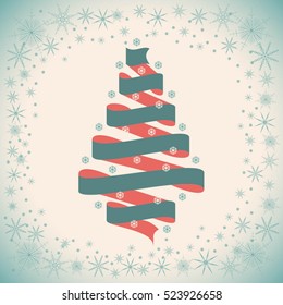 Retro Christmas banner, logo, label - Shutterstock ID 523926658