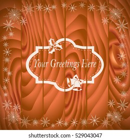 Retro Christmas banner, logo, label